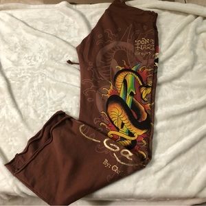 ED HARDY SWEATPANTS S